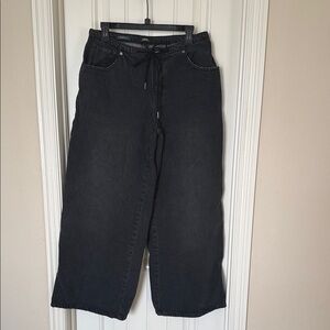 Wild Fable Black Low-Rise Loose Jeans